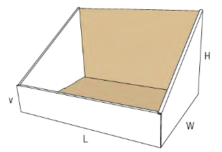 Display De Mesa Auto Armable Refuerzo Lateral x3  0803